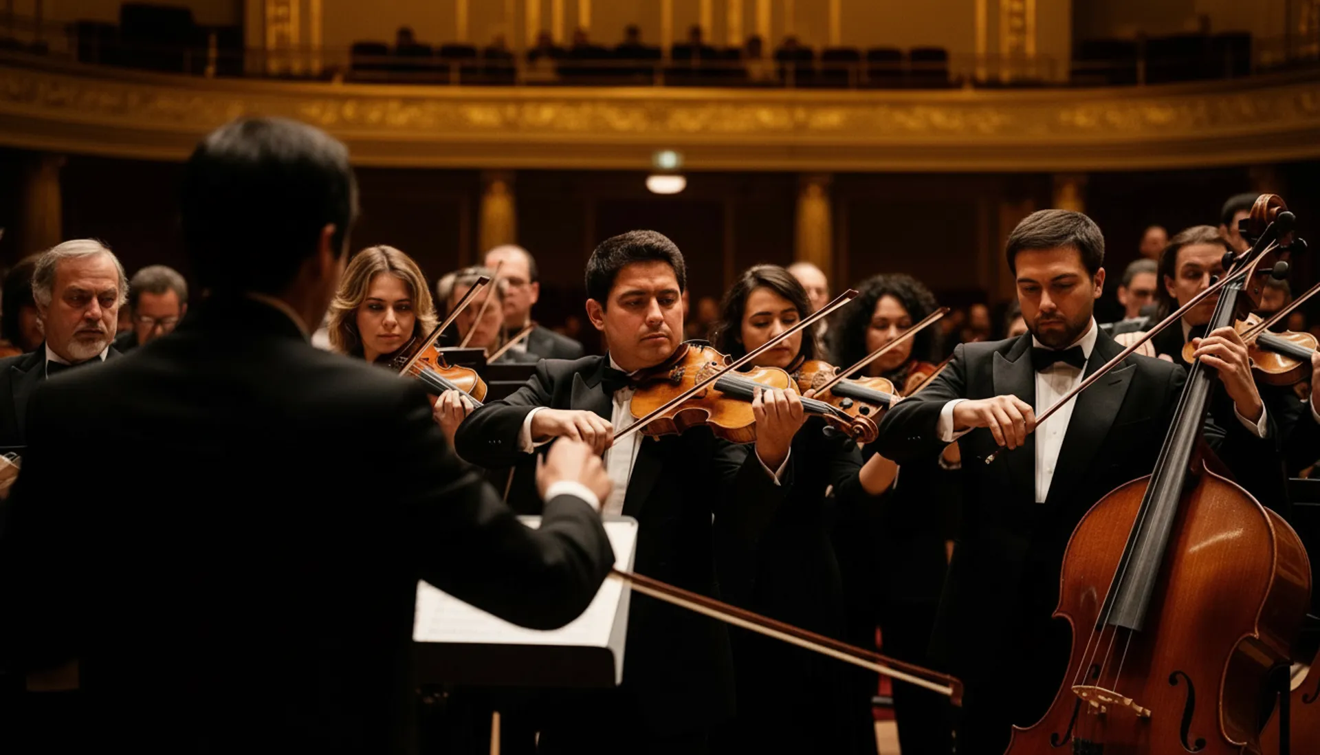 Dettaglio di un violino di pregio in luce calda, simbolo di precisione e artigianalità